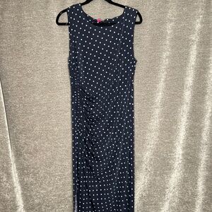 Vince Camuto Women's Polka Dot Dress | Navy Blue
